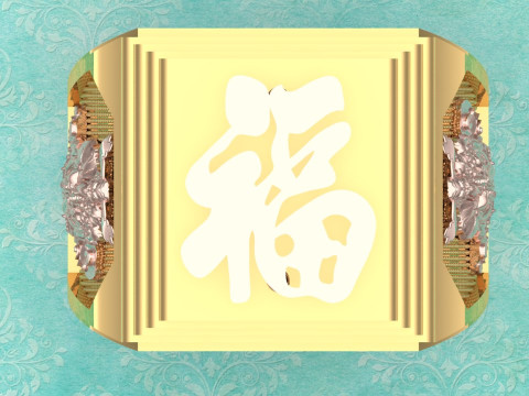 God of wealth ring - Caishen ring - Blessing ring - N923938 3D Print Model