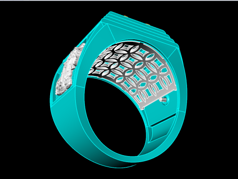 God of wealth ring - Caishen ring - Blessing ring - N923938 3D Print Model