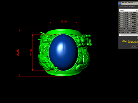 Four Spirit Rings - Dragon - Turtle - Pixiu - Unicorn Ring - N923324 3D Print Model