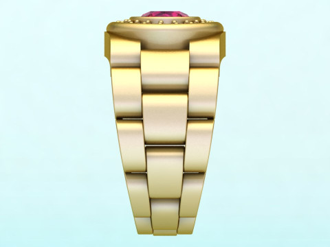 Watch Rings - Clock Ring - Mens Rings - N924722 3D 打印模型