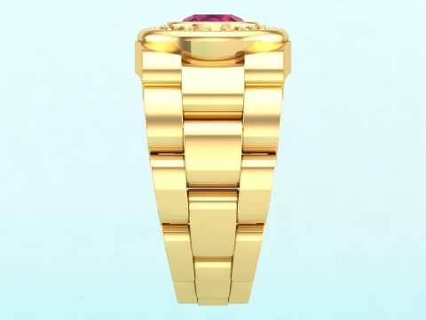 Watch Rings - Clock Ring - Mens Rings - N924722 3D 打印模型