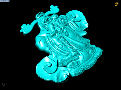 God of wealth for jewelry - Caishen for ring - N924846 Model Cetak 3D