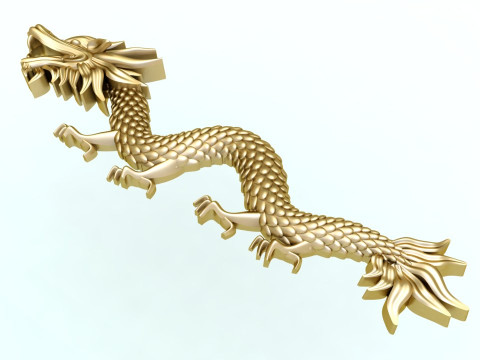 Dragon for jewelry - Dragon for ring - Dragon for pendant - N147 Model do druku 3D