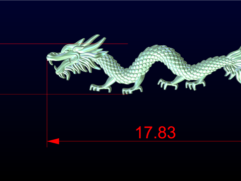Dragon for jewelry - Dragon for ring - Dragon for pendant - N147 Model do druku 3D