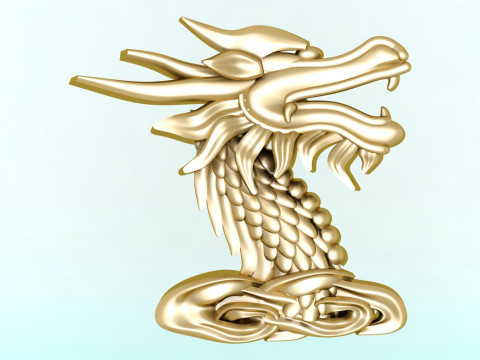 Dragon for jewelry - Dragon for ring - Dragon for pendant - N208 3D Print Model