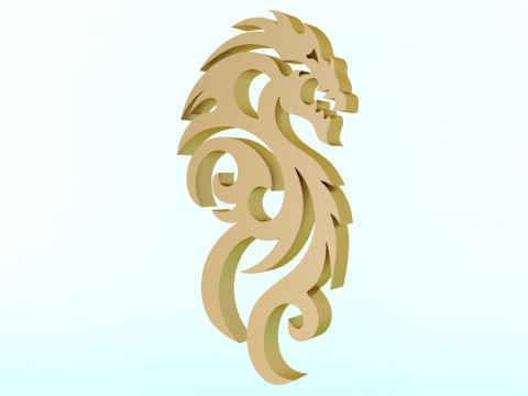 Dragon for jewelry - Dragon for ring - Dragon for pendant - N717 3D Принт Модель