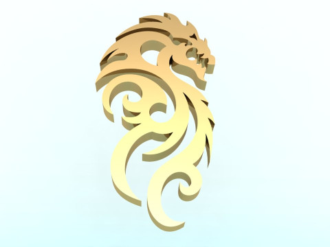 Dragon for jewelry - Dragon for ring - Dragon for pendant - N717 3D Принт Модель