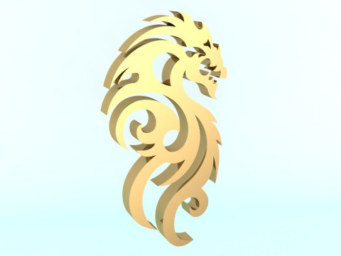 Dragon for jewelry - Dragon for ring - Dragon for pendant - N717 3D Принт Модель