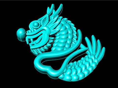 Dragon for jewelry - Dragon for ring - Dragon for pendant - N1006 Modelo de Impressão 3D
