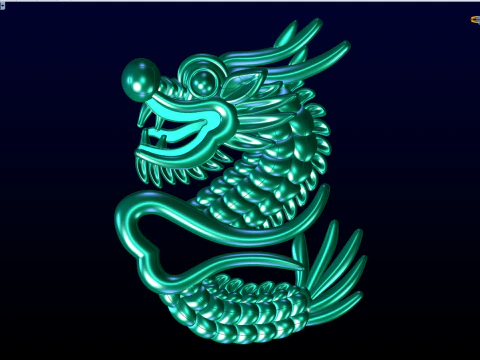 Dragon for jewelry - Dragon for ring - Dragon for pendant - N1006 3D Print Model