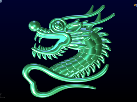 Dragon for jewelry - Dragon for ring - Dragon for pendant - N1157 3D 打印模型