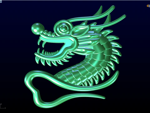 Dragon for jewelry - Dragon for ring - Dragon for pendant - N1157 3D Print Model