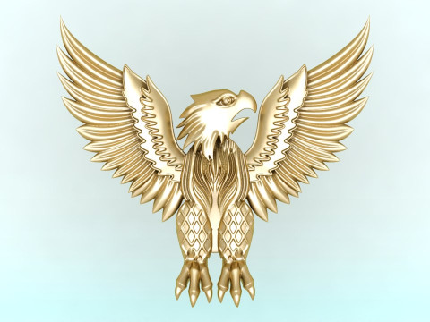Eagle for jewelry - Eagle for ring - Eagle for pendant - N931 3D 打印模型