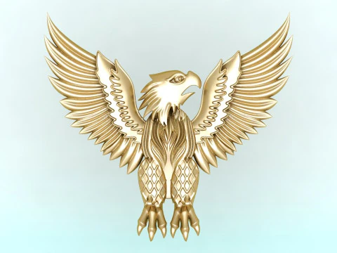 Eagle for jewelry - Eagle for ring - Eagle for pendant - N931 3D Print Model