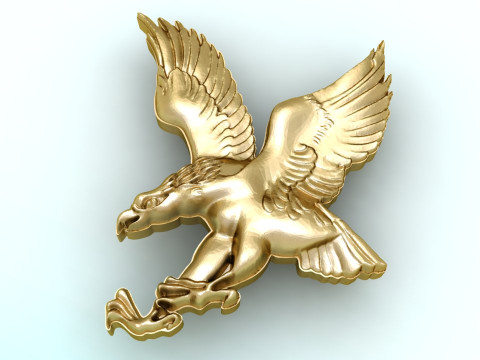 Eagle for jewelry - Eagle for ring - Eagle for pendant - N1022 3D Print Model