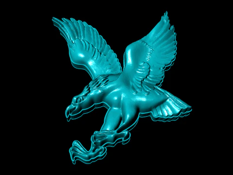 Eagle for jewelry - Eagle for ring - Eagle for pendant - N1022 3D Print Model