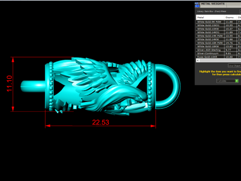 Eagle necklace - Eagle bracelet - Chain necklaces - N143 3D Print Model