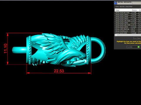 Eagle necklace - Eagle bracelet - Chain necklaces - N143 3D Print Model