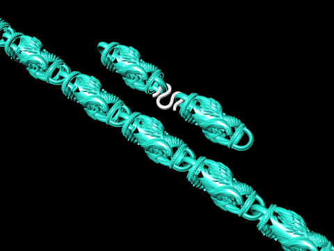 Eagle necklace - Eagle bracelet - Chain necklaces - N143 3D Print Model