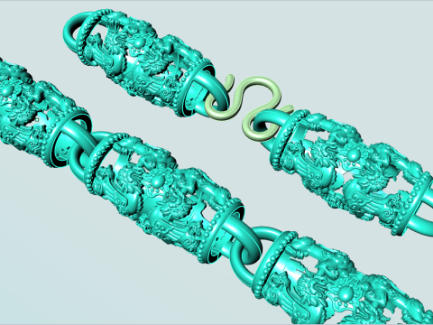 Unicorn necklace - Pixiu necklace - Unicorn bracelet - N308 3D Print Model