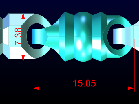 Mens necklaces - Chain necklaces - N349 3D Print Model