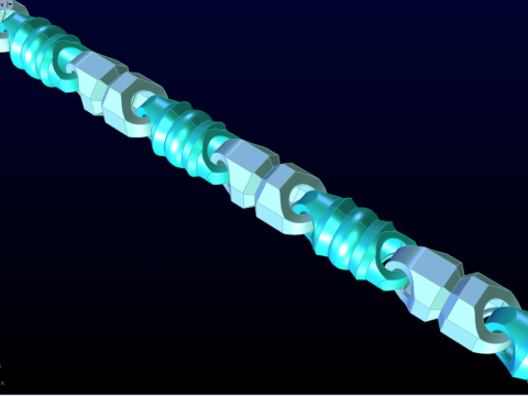 Mens necklaces - Chain necklaces - N349 3D Print Model