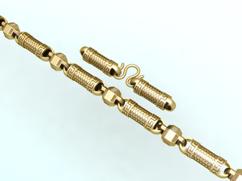 Chain necklaces - Miami cuban link necklaces - Mens necklaces - N405 3D Print Model