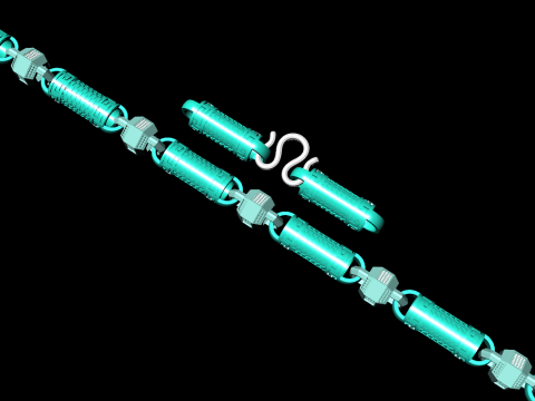 Chain necklaces - Miami cuban link necklaces - Mens necklaces - N405 3D Print Model