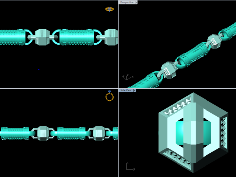 Chain necklaces - Miami cuban link necklaces - Mens necklaces - N405 3D Print Model