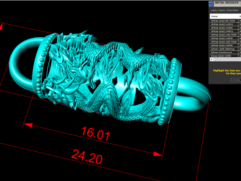 Dragon necklace - Chain necklaces - Dragon bracelet - N1054 Modello di stampa 3D