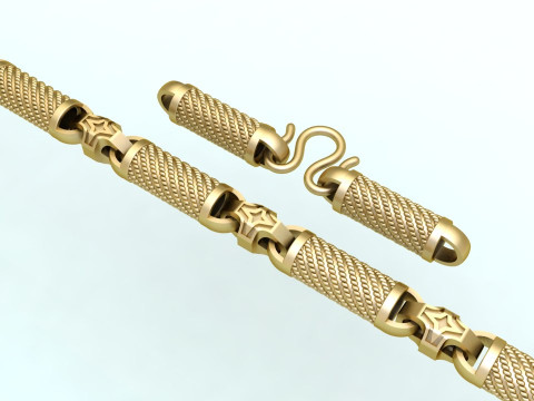 Chain necklaces - Miami cuban necklaces - Mens necklaces - N537 3Dプリントモデル