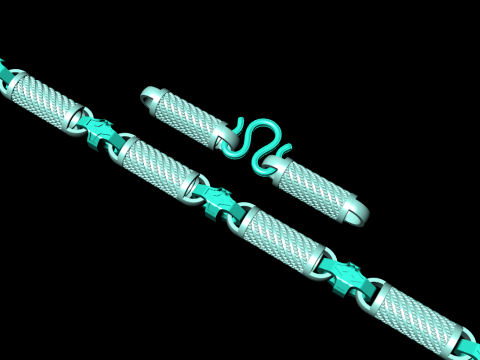 Chain necklaces - Miami cuban necklaces - Mens necklaces - N537 3Dプリントモデル
