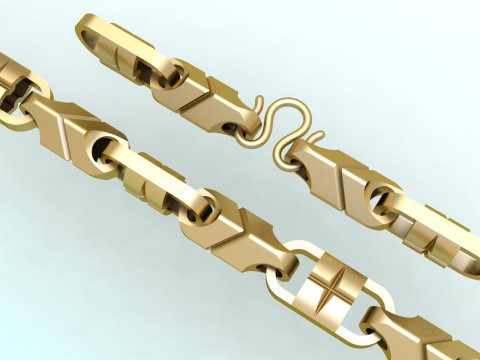 Chain necklaces - Miami cuban necklaces - Mens necklaces - N556 3D Print Model