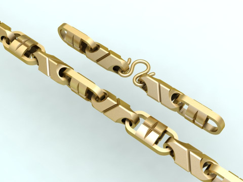 Chain necklaces - Miami cuban necklaces - Mens necklaces - N556 3D Print Model