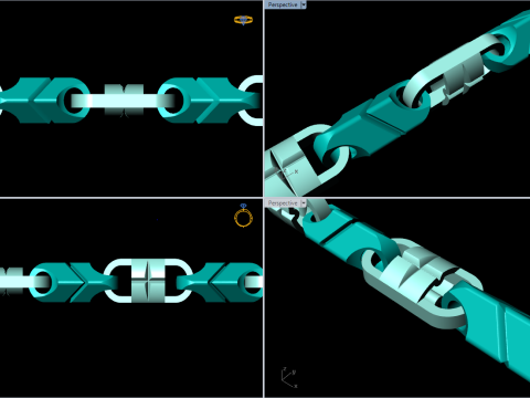 Chain necklaces - Miami cuban necklaces - Mens necklaces - N556 3D Print Model