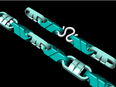 Chain necklaces - Miami cuban necklaces - Mens necklaces - N556 3D Print Model