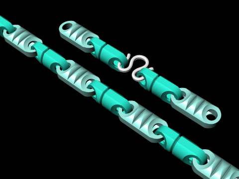 Chain necklaces - Miami cuban necklaces - Mens necklaces - N621 3D Print Model