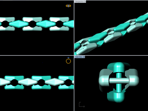 Chain necklaces - Miami cuban necklaces - Mens necklaces - N633 Modello di stampa 3D