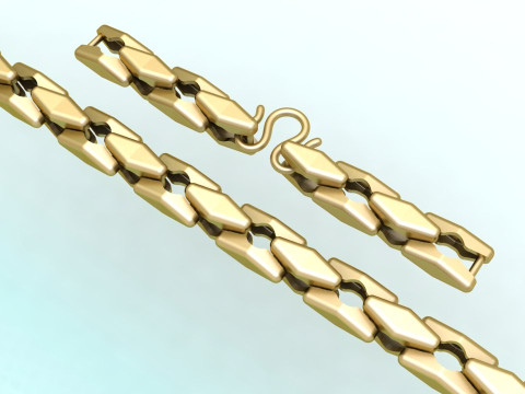 Chain necklaces - Miami cuban necklaces - Mens necklaces - N633 Modello di stampa 3D