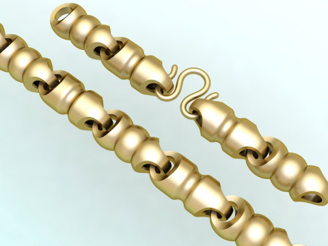 Chain necklaces - Miami cuban necklaces - Mens necklaces - N645 3D प्रिंट मॉडल