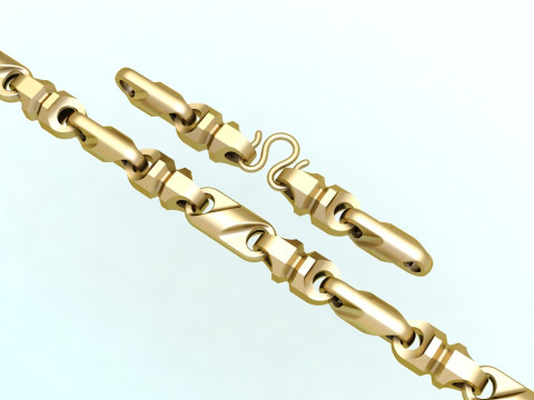 Chain necklaces - Miami cuban necklaces - Mens necklaces - N900 3D Print Model