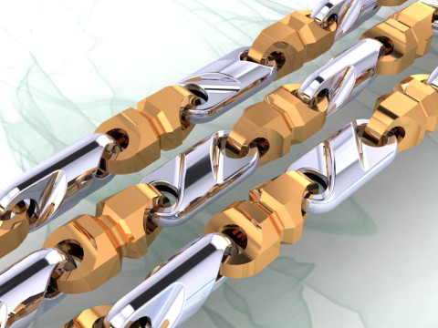 Chain necklaces - Miami cuban necklaces - Mens necklaces - N900 3D Print Model