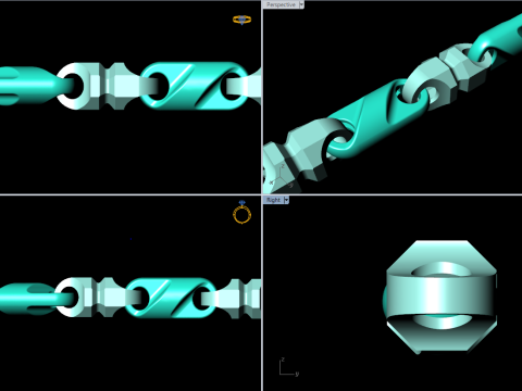 Chain necklaces - Miami cuban necklaces - Mens necklaces - N900 3D Print Model