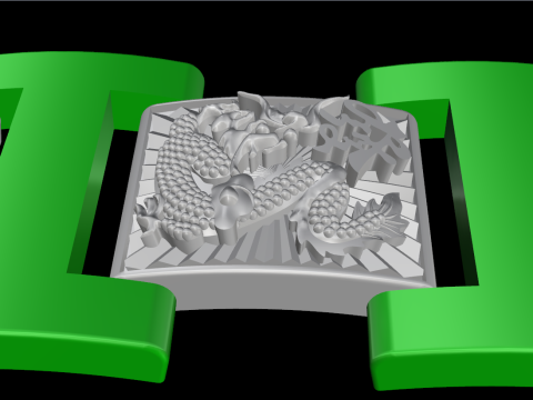 Dragon bracelet - Mens dragon bracelet - Chain bracelets - N858 3D Print Model