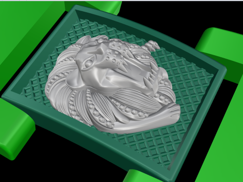 Lion bracelet - Chain bracelets - Mens Lion bracelet - N930321 Model Cetak 3D