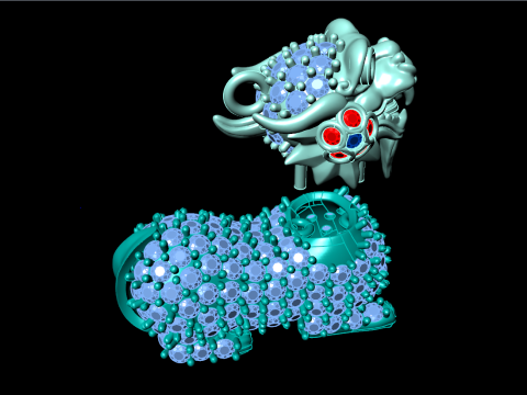 独角兽吊坠 - 貔貅吊坠 - N510 3D 打印模型