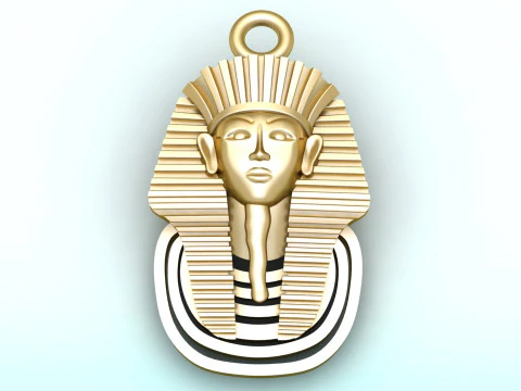 Pharaoh Pendant - Pharaoh Jewelry - N1106 3D Print Model