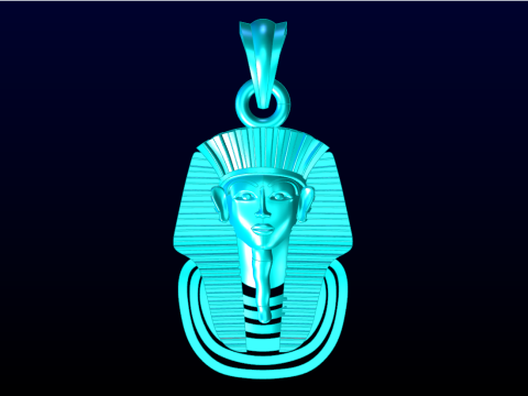 Pharaon Pendant - Pharaon Jewelry - N1106 Model Cetak 3D
