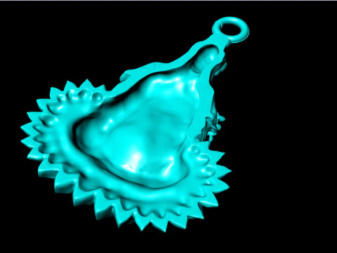 Buddha Guanyin Pendant - Buddha Pendant - N943 3D Print Model