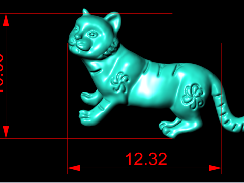 Cat for jewelry - Cats for pendant - Cat for ring - N932 3D 打印模型